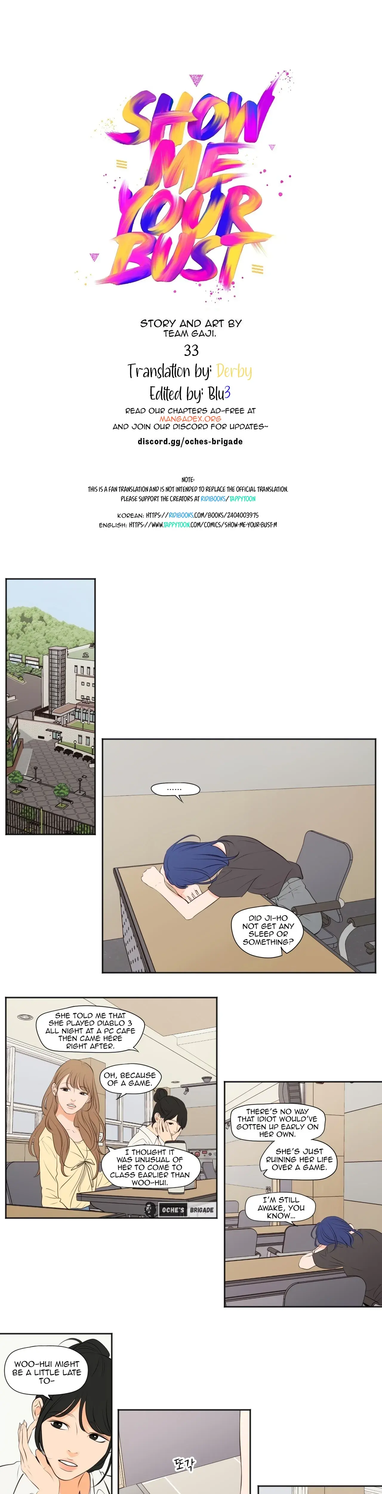 Show Me Your Bust Chapter 33 - Page 1