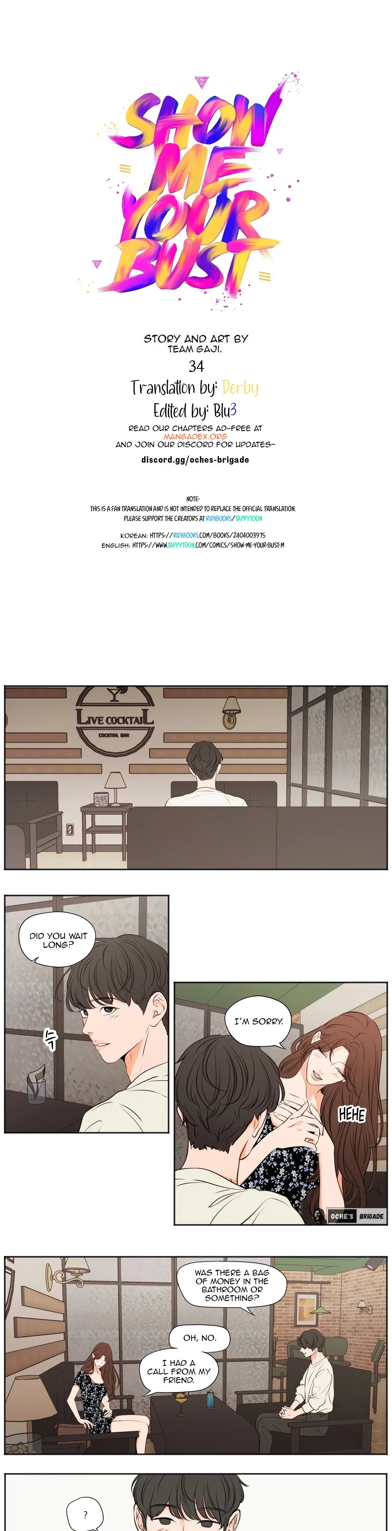 Show Me Your Bust Chapter 34 - Page 1