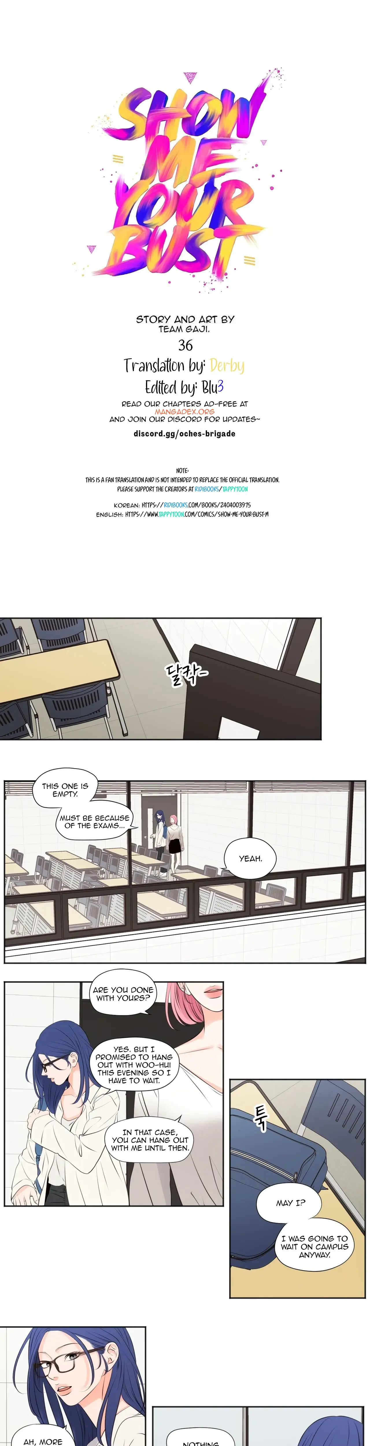 Show Me Your Bust Chapter 36 - Page 1