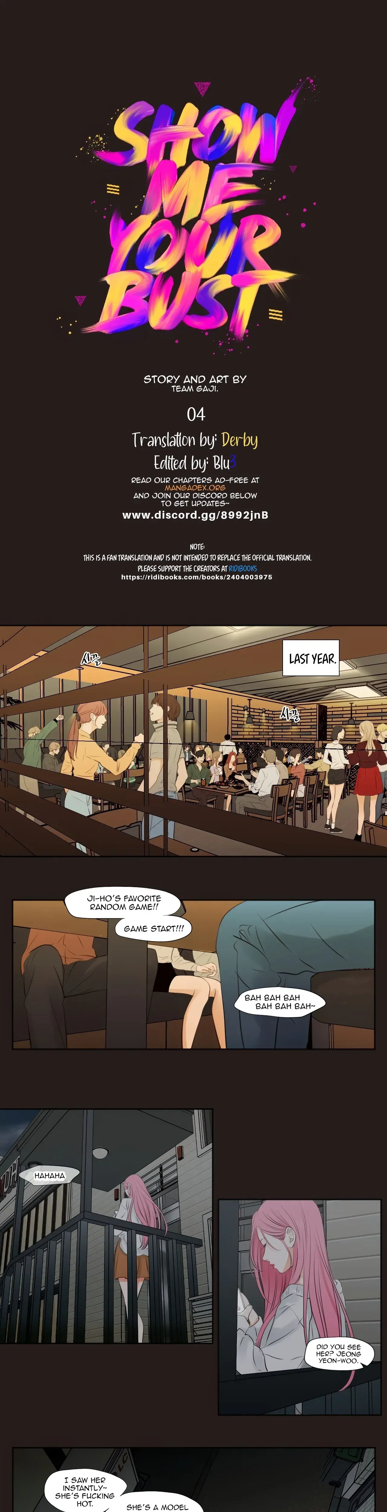 Show Me Your Bust Chapter 4 - Page 1
