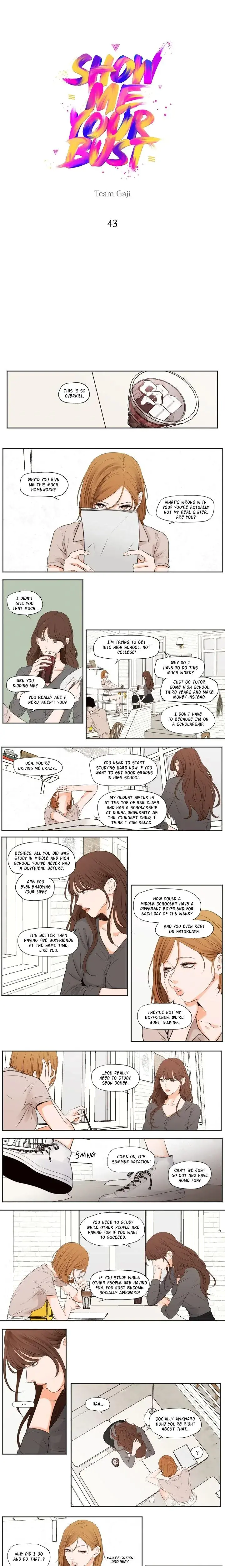 Show Me Your Bust Chapter 43 - Page 1