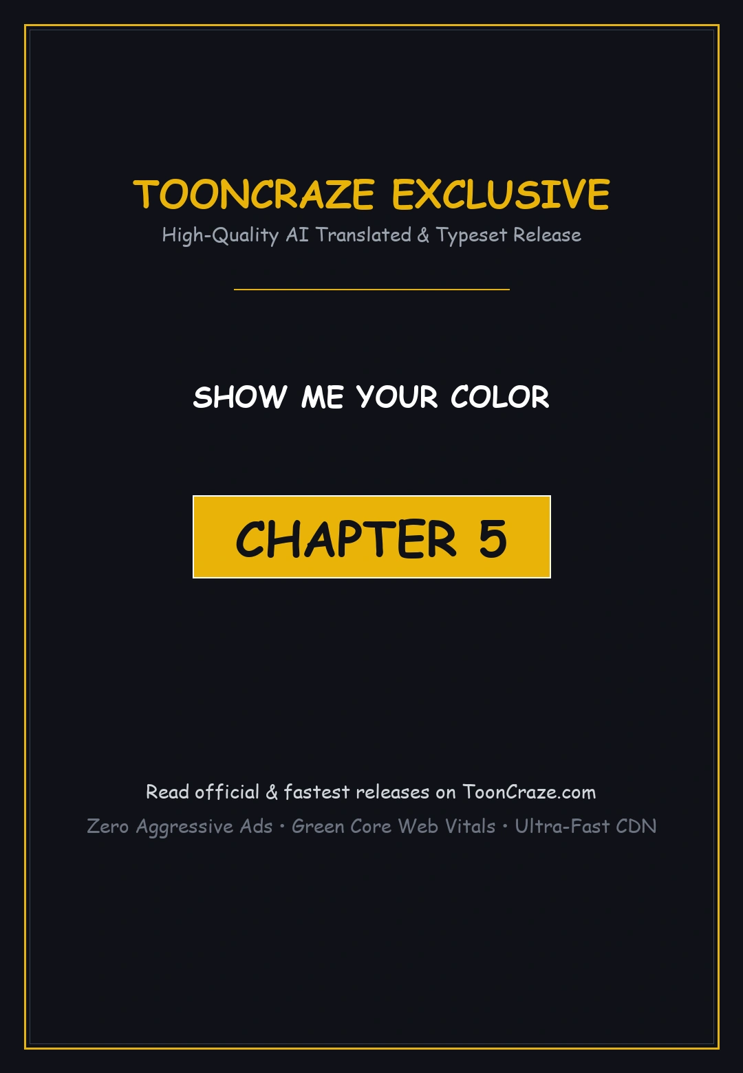 Show Me Your Color Chapter 5 - Page 1