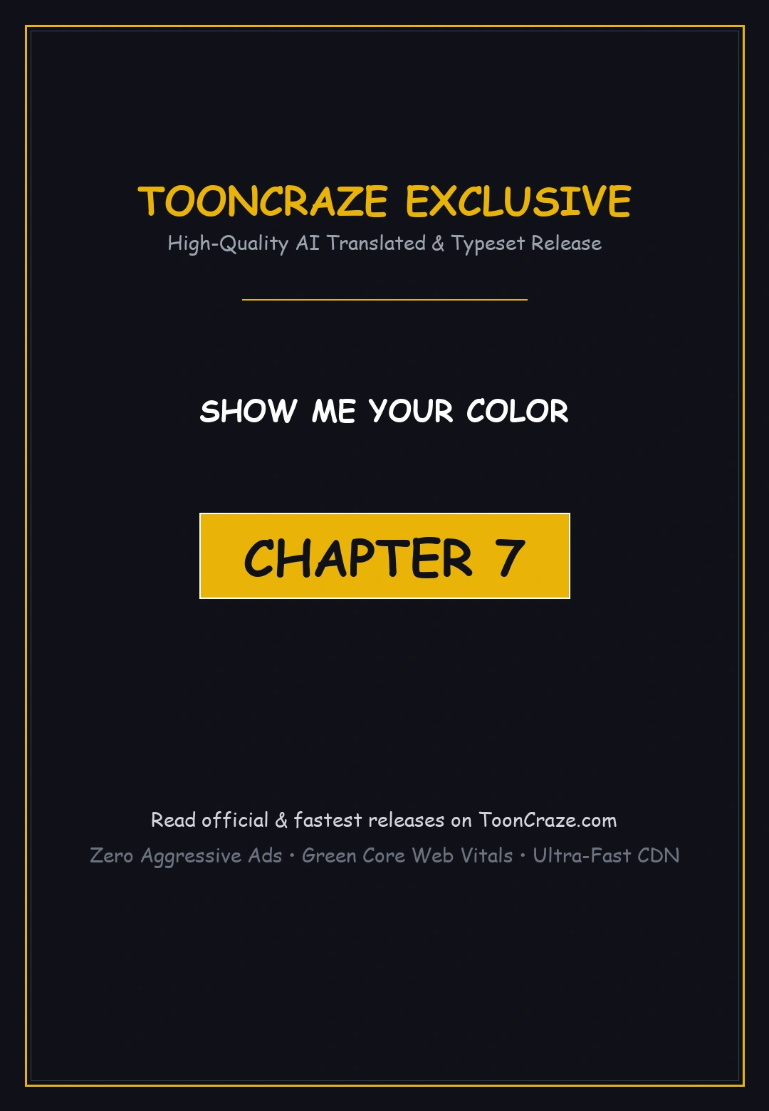 Show Me Your Color Chapter 7 - Page 1