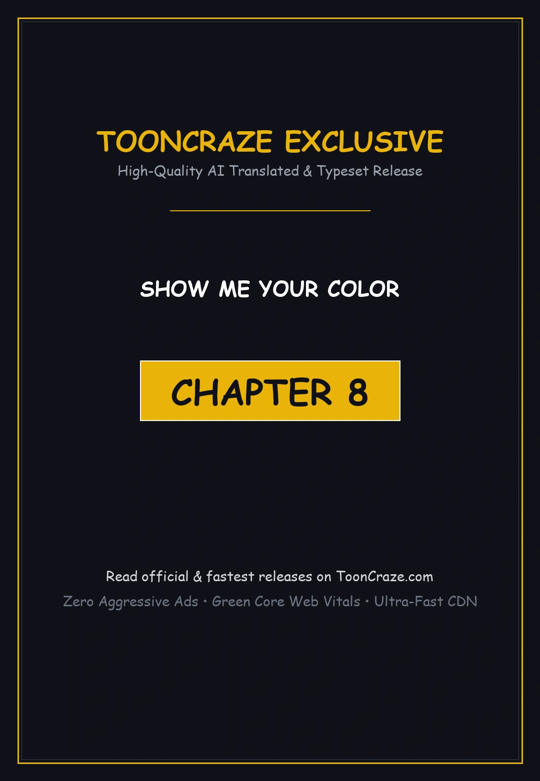 Show Me Your Color Chapter 8 - Page 1