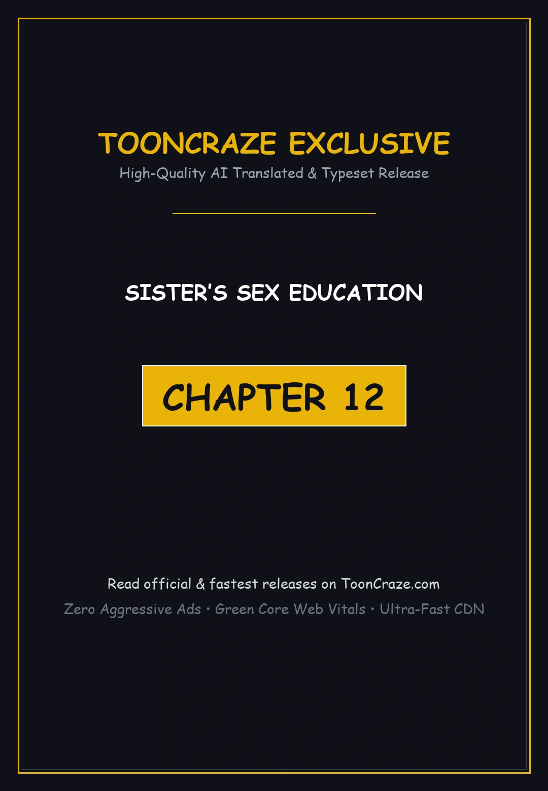 Sisters Sex Education Chapter 12 - Page 1