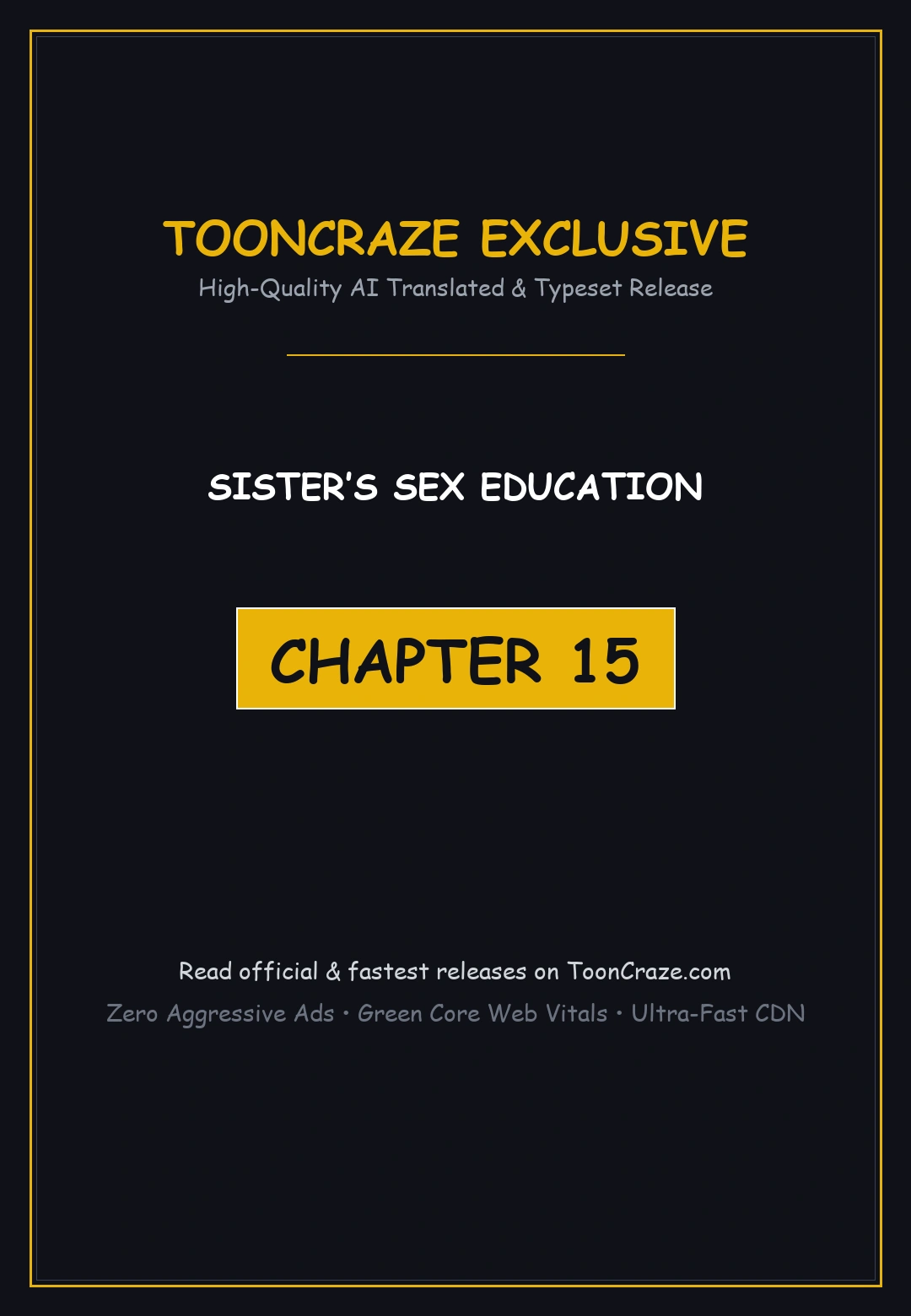 Sisters Sex Education Chapter 15 - Page 1