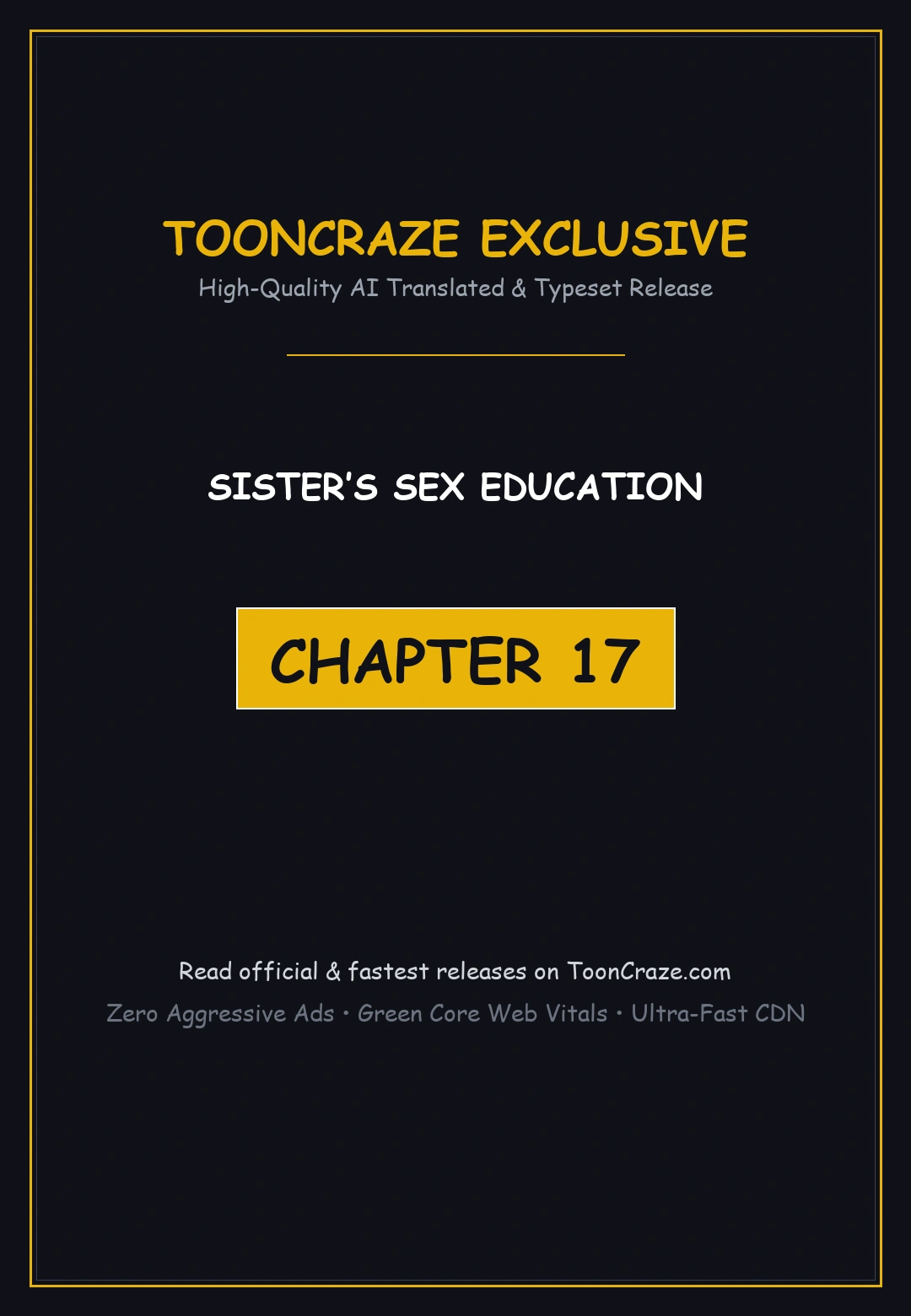 Sisters Sex Education Chapter 17 - Page 1