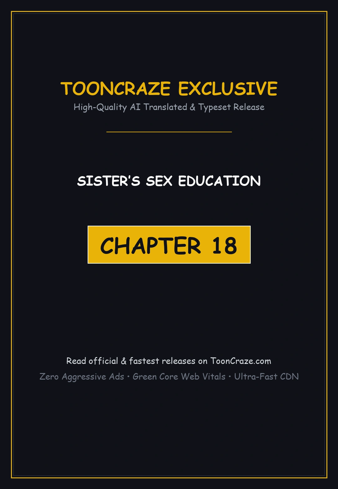 Sisters Sex Education Chapter 18 - Page 1