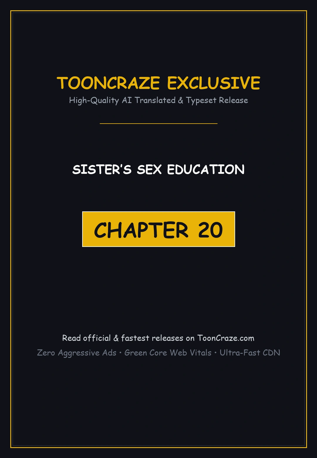 Sisters Sex Education Chapter 20 - Page 1