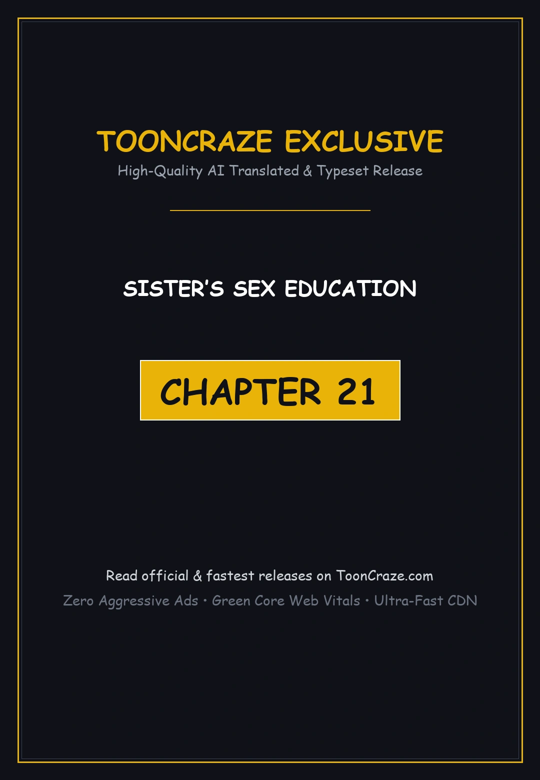 Sisters Sex Education Chapter 21 - Page 1