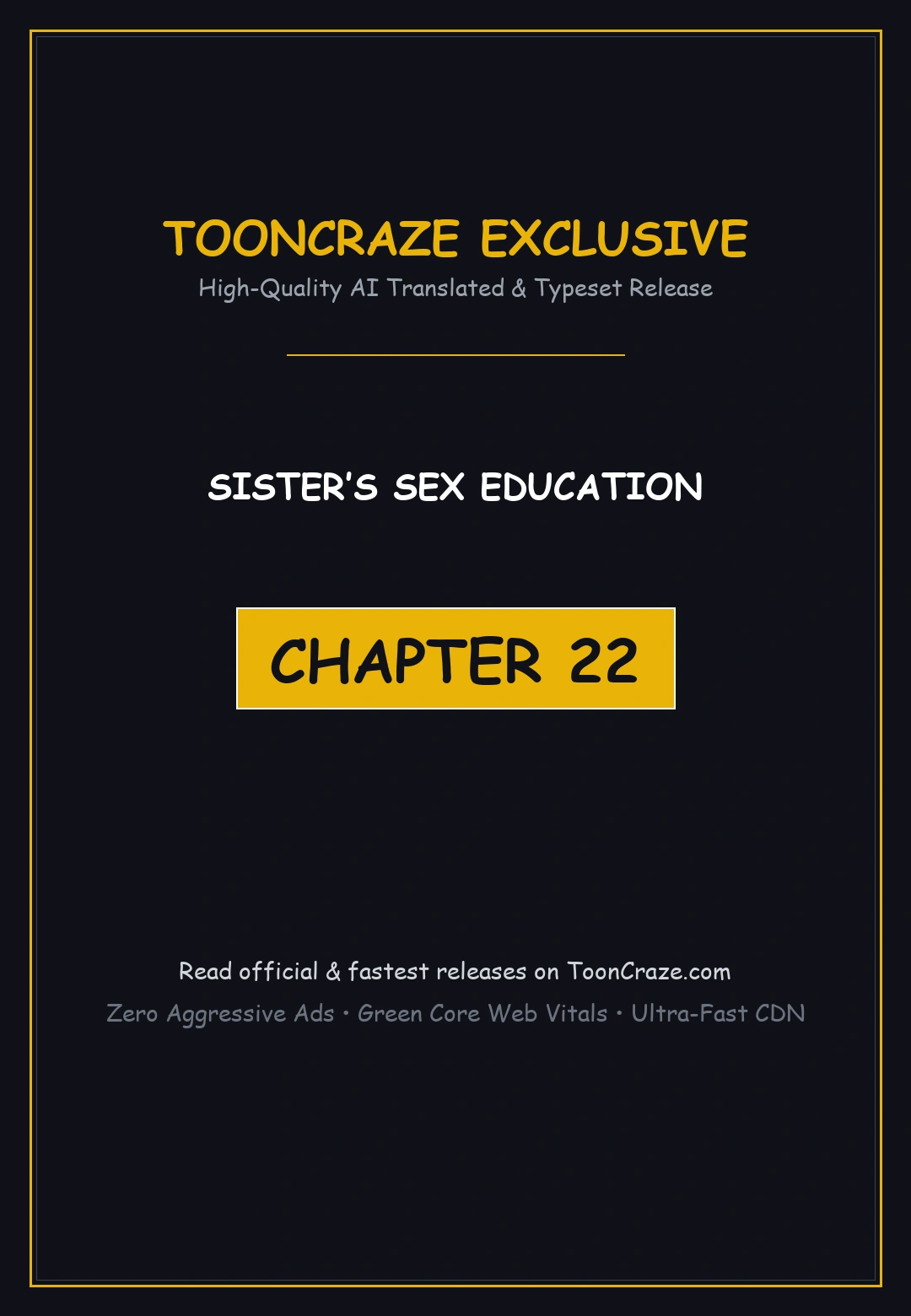 Sisters Sex Education Chapter 22 - Page 1