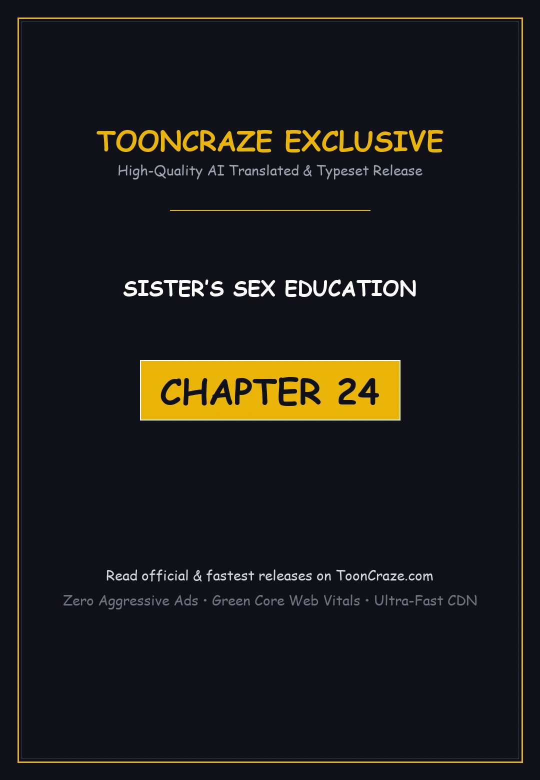 Sisters Sex Education Chapter 24 - Page 1