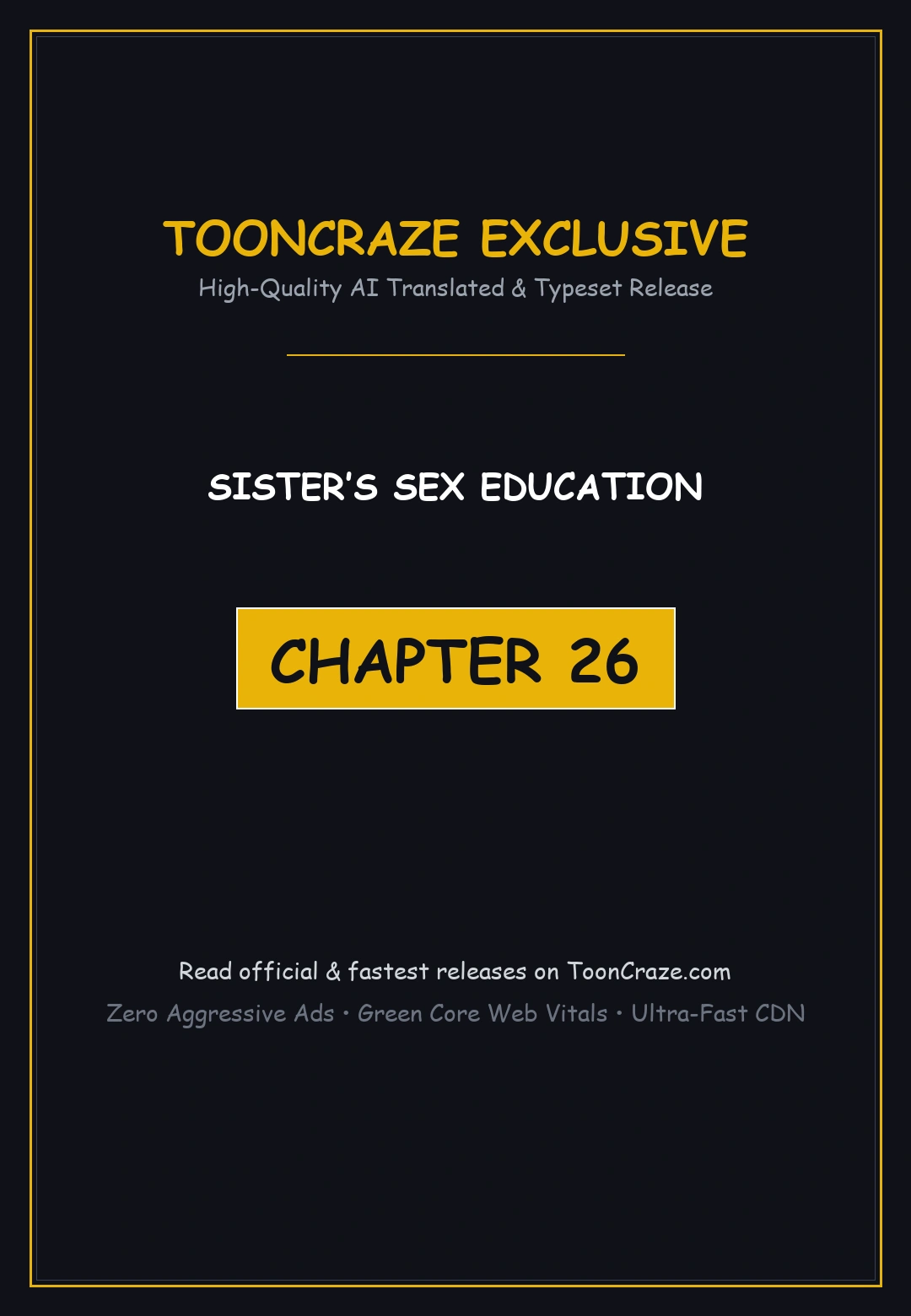 Sisters Sex Education Chapter 26 - Page 1