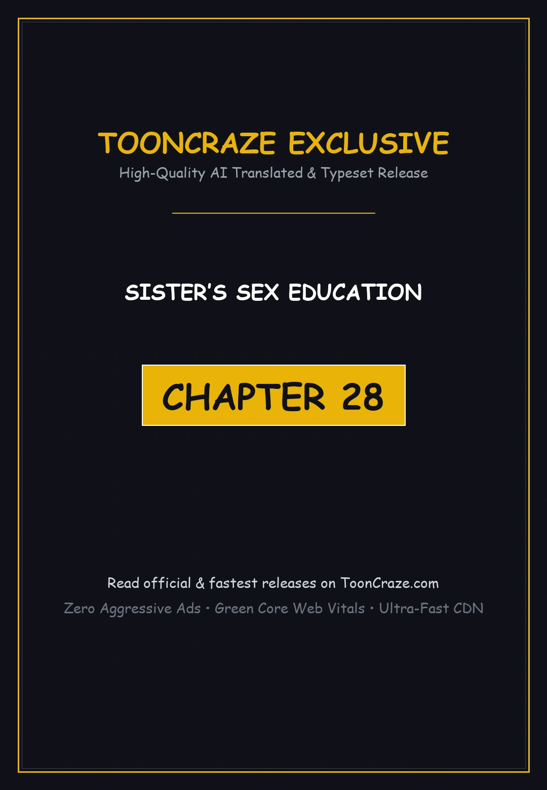 Sisters Sex Education Chapter 28 - Page 1