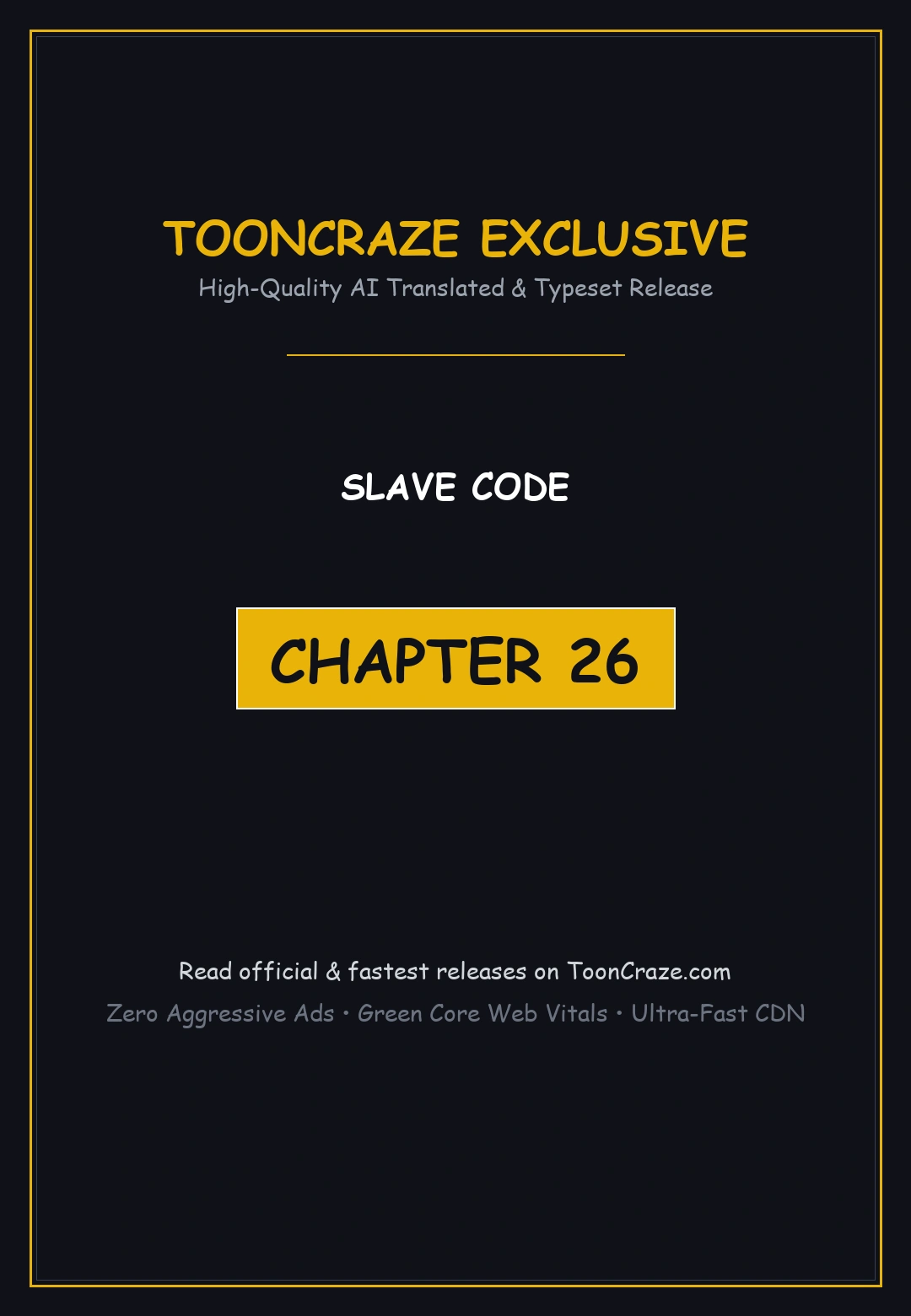 Slave Code Chapter 26 - Page 1