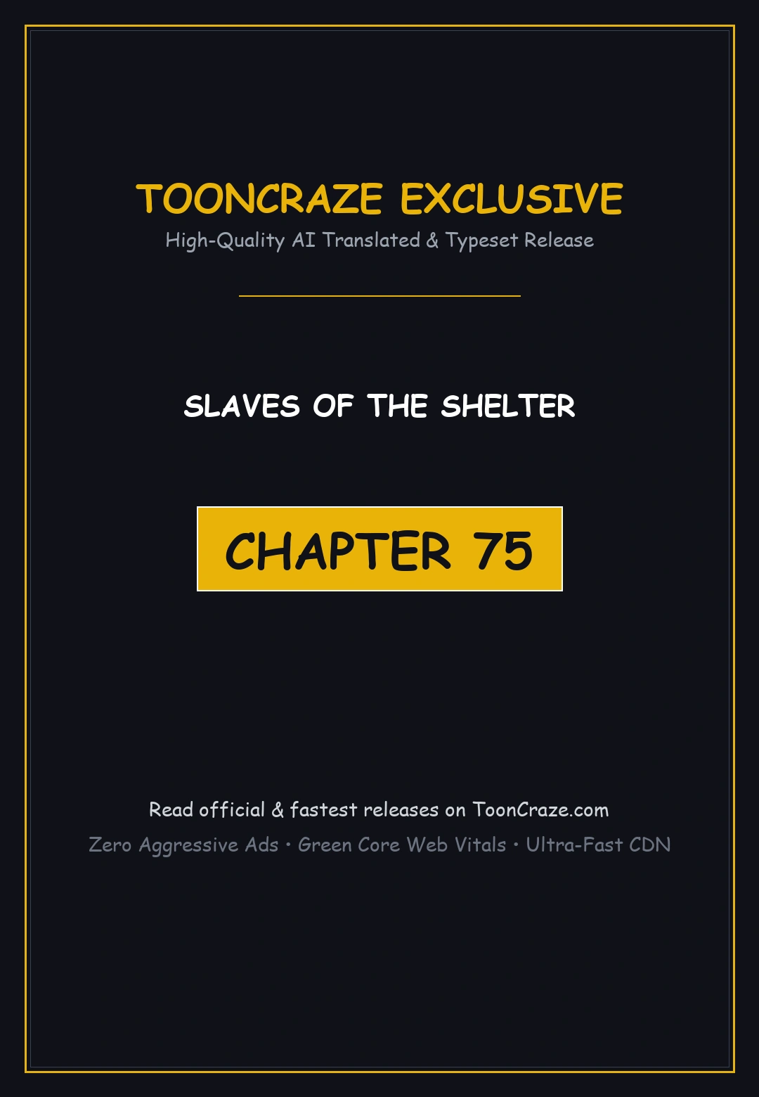 Slaves Of The Shelter Chapter 75 - Page 1