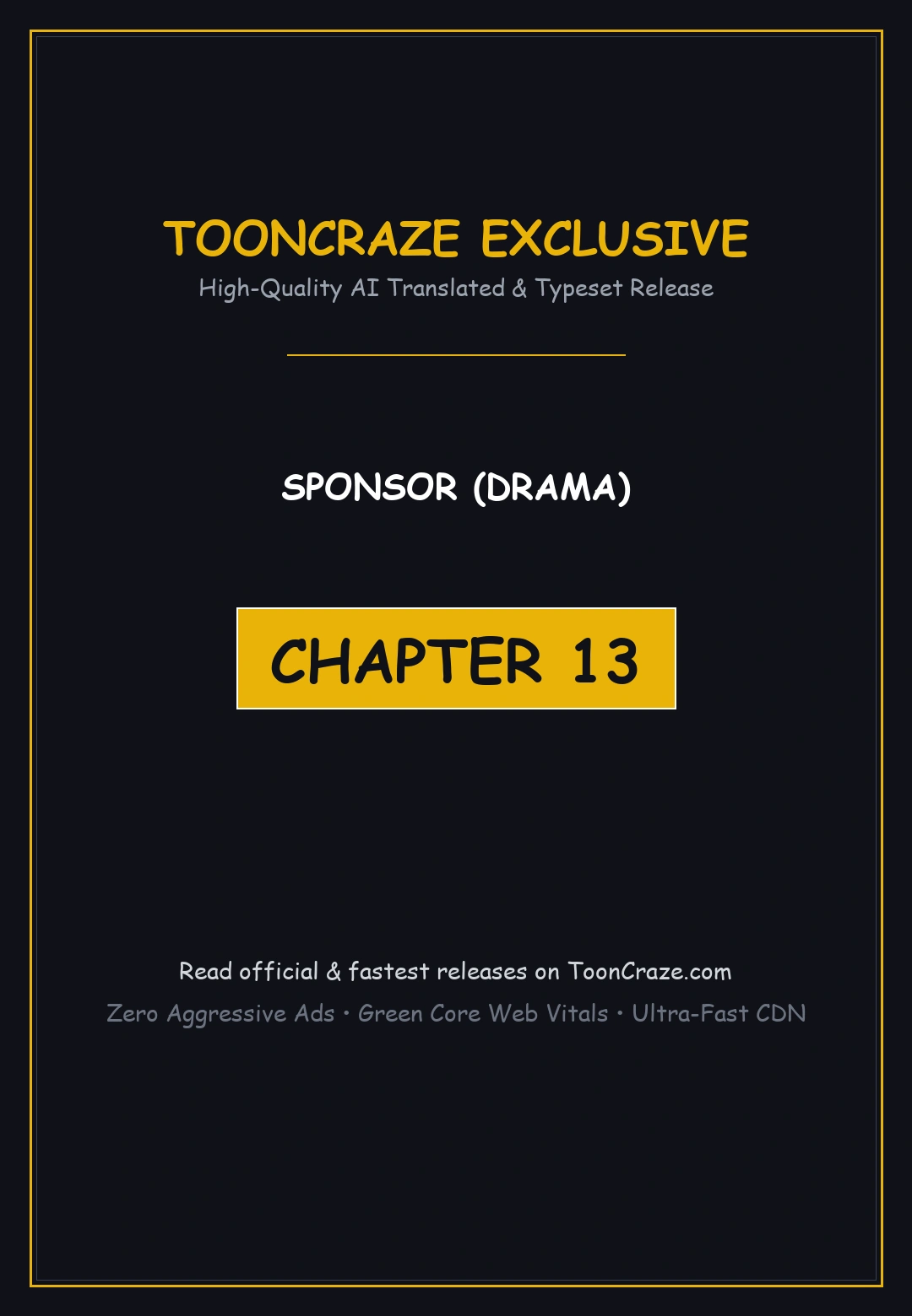 Sponsor Drama Chapter 13 - Page 1