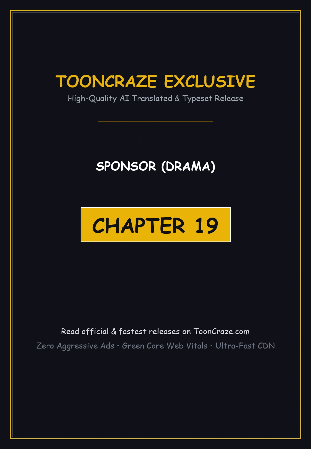 Sponsor Drama Chapter 19 - Page 1