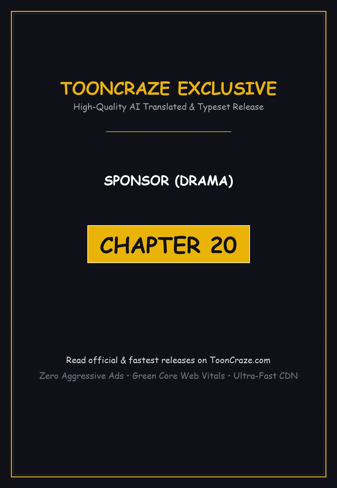 Sponsor Drama Chapter 20 - Page 1