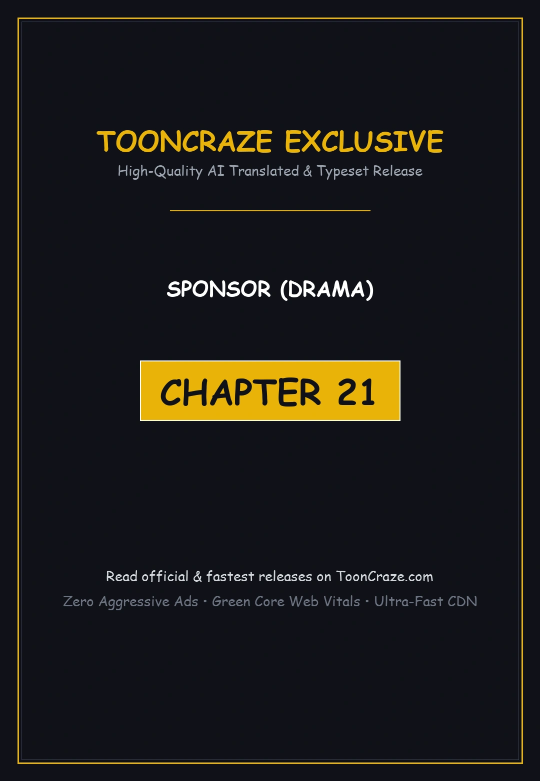 Sponsor Drama Chapter 21 - Page 1