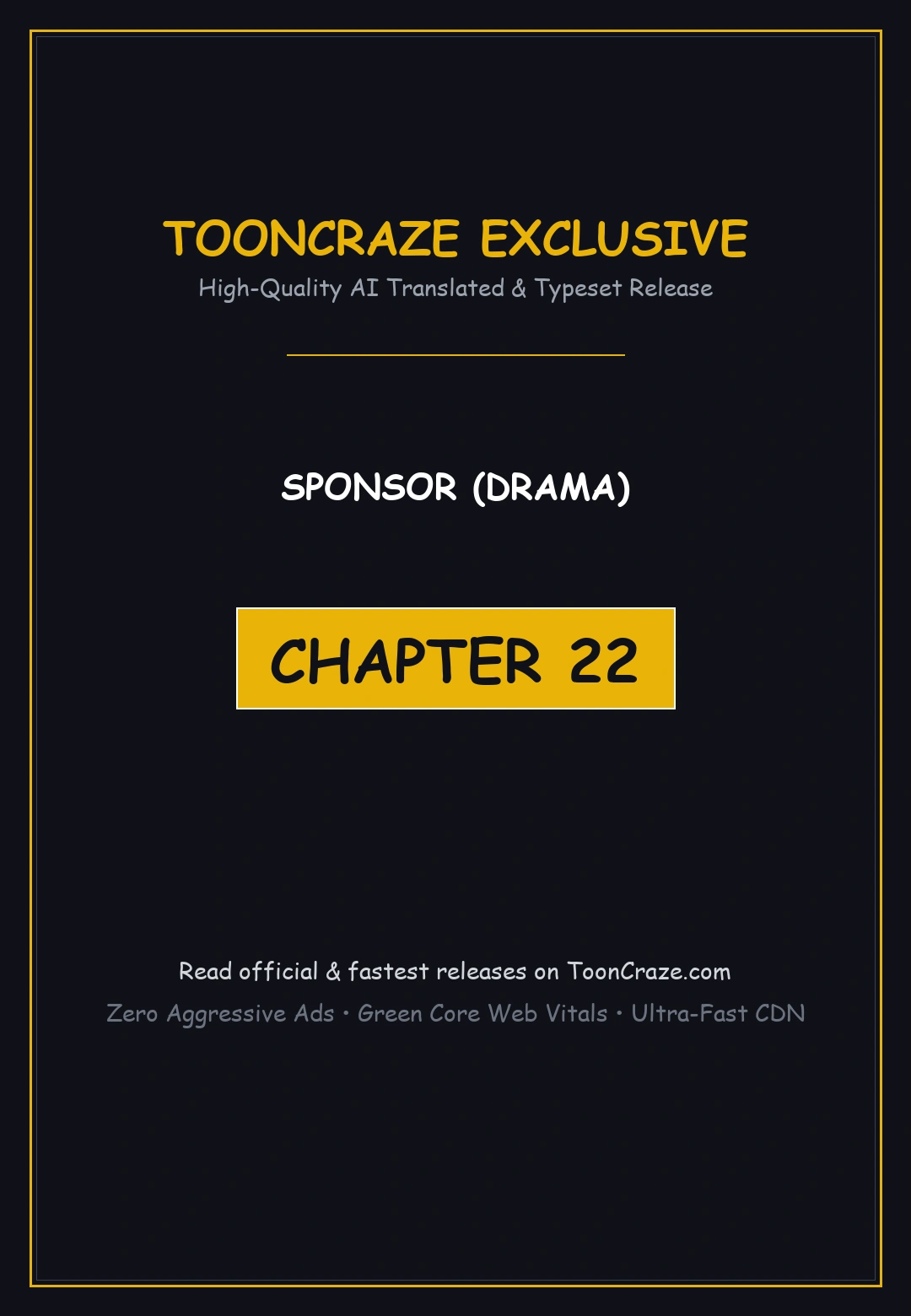 Sponsor Drama Chapter 22 - Page 1