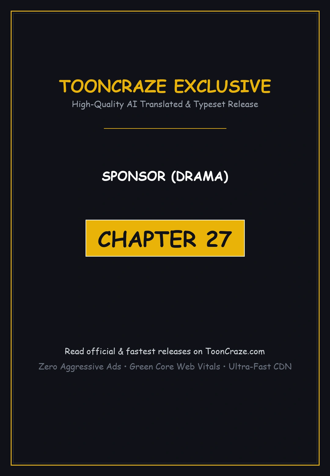 Sponsor Drama Chapter 27 - Page 1