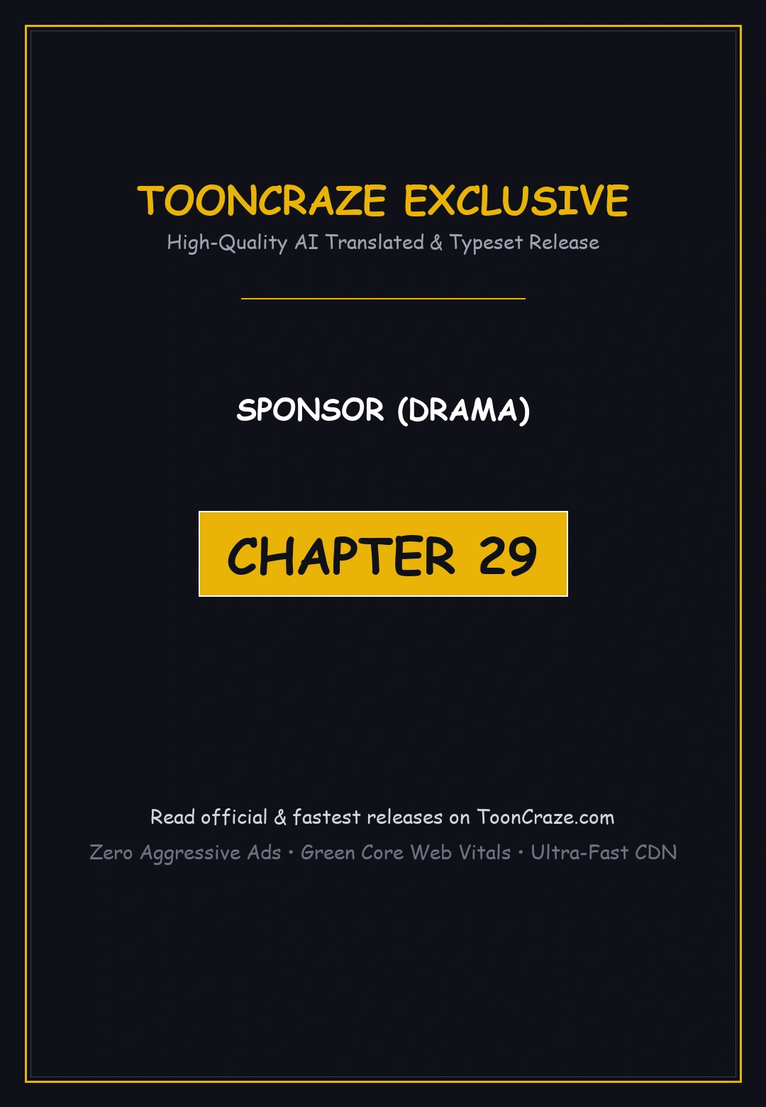 Sponsor Drama Chapter 29 - Page 1