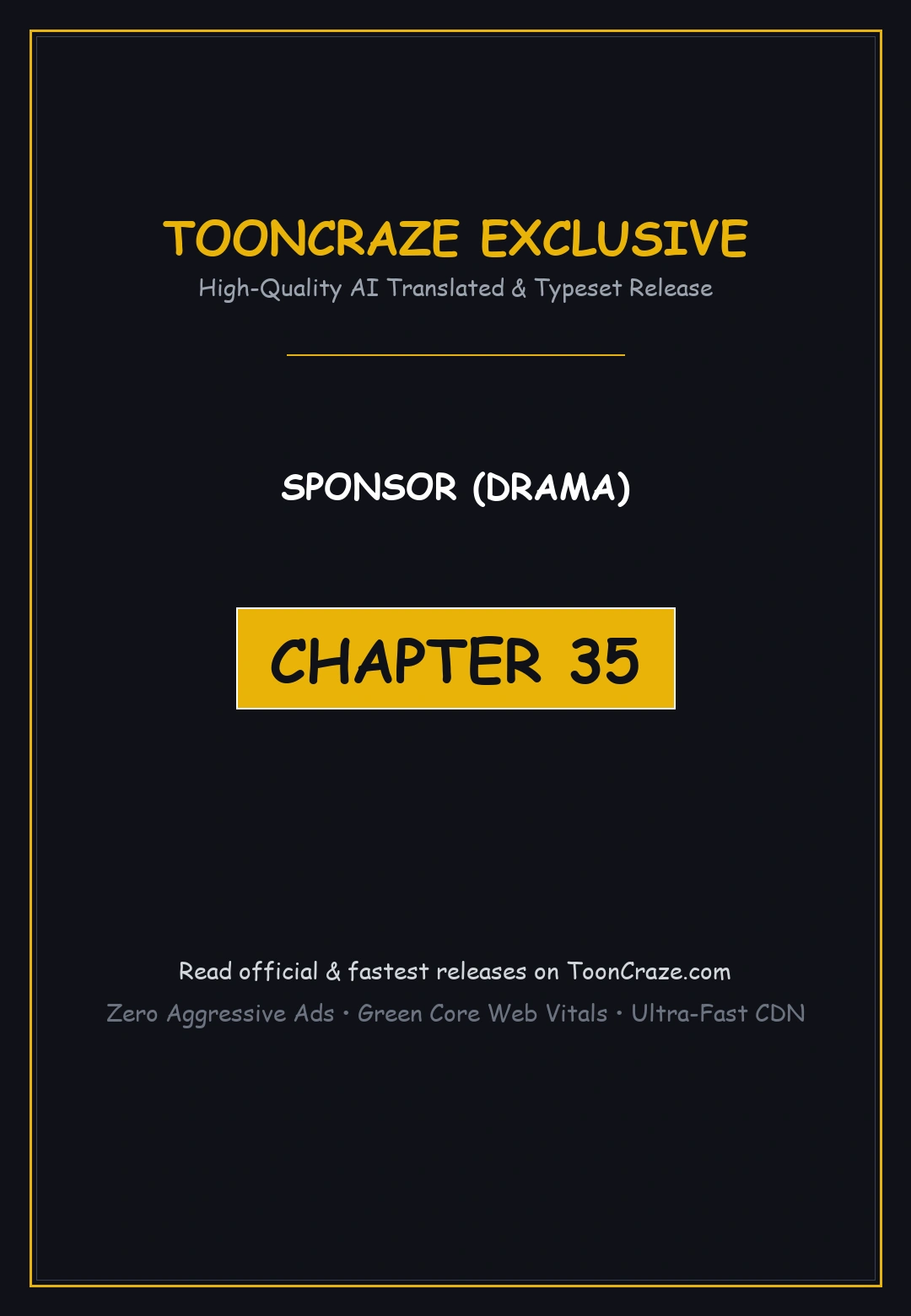 Sponsor Drama Chapter 35 - Page 1
