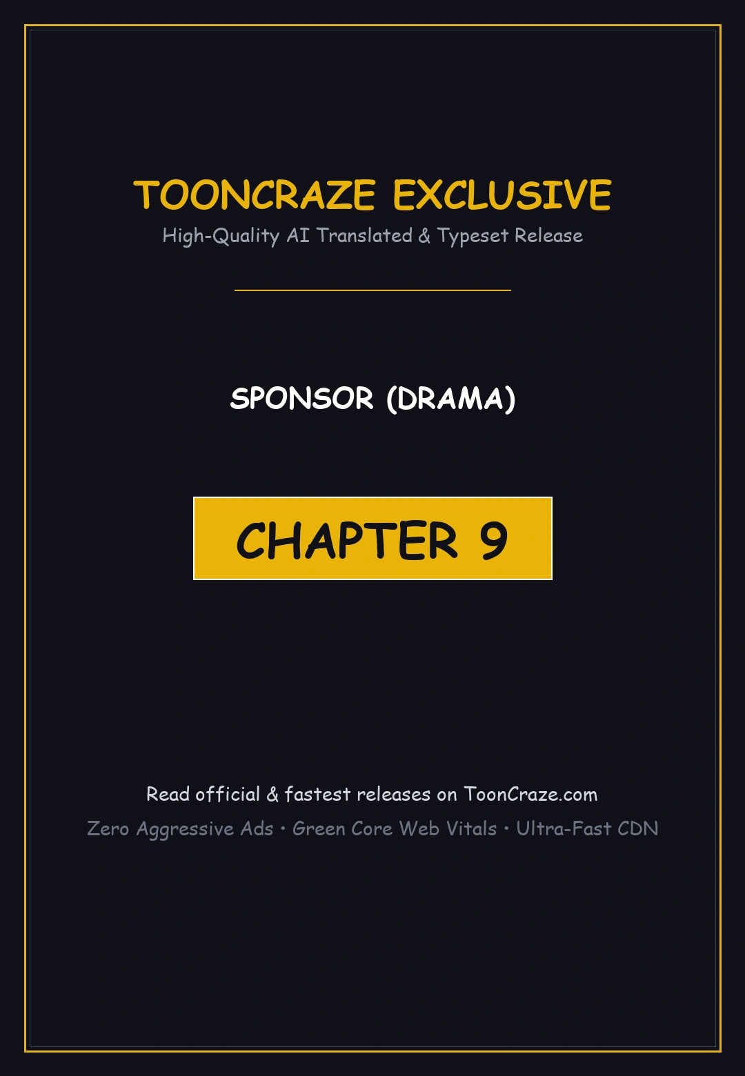 Sponsor Drama Chapter 9 - Page 1