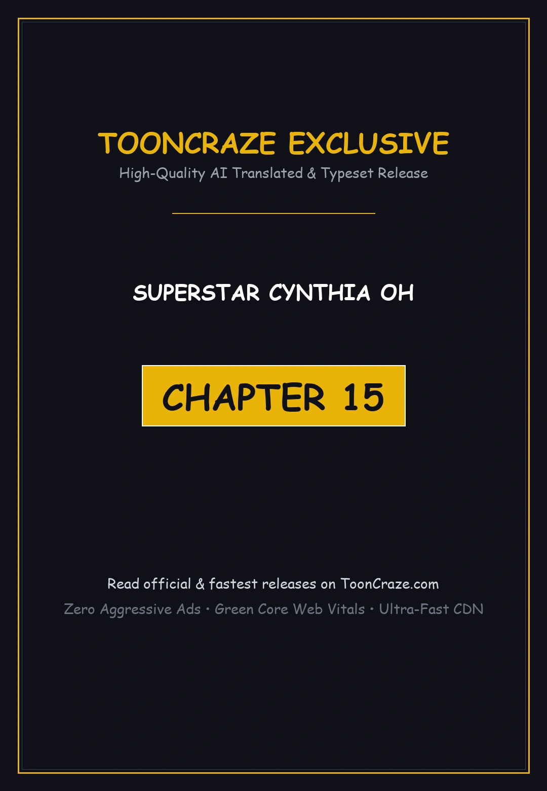 Superstar Cynthia Oh Chapter 15 - Page 1
