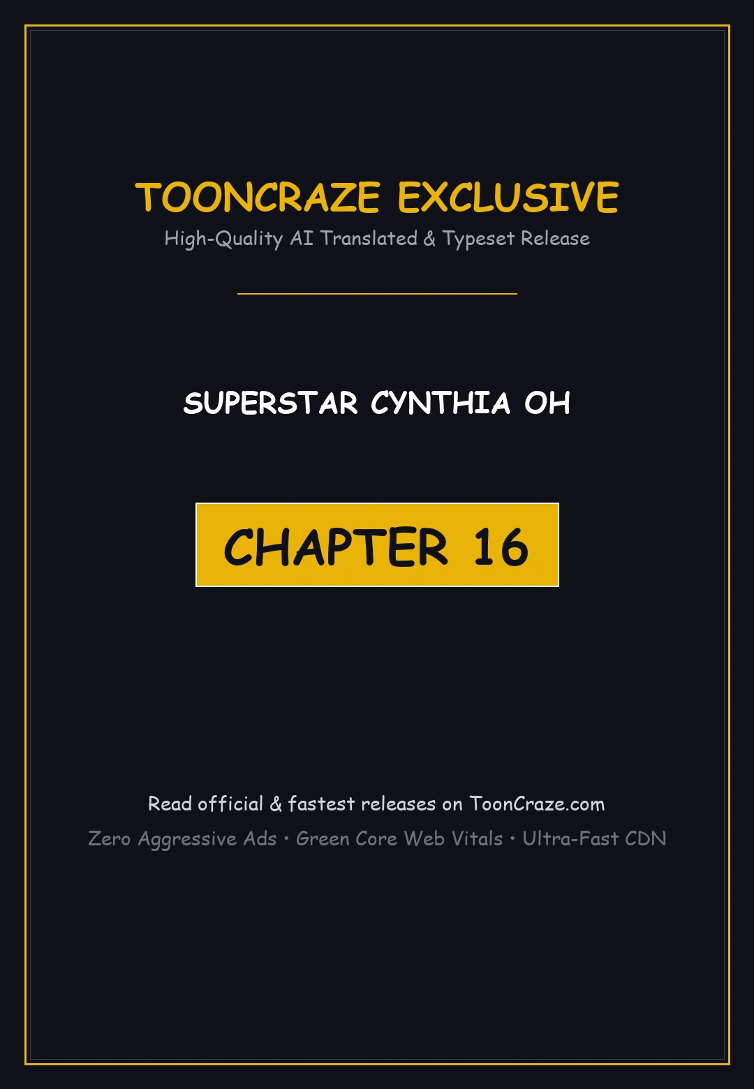 Superstar Cynthia Oh Chapter 16 - Page 1