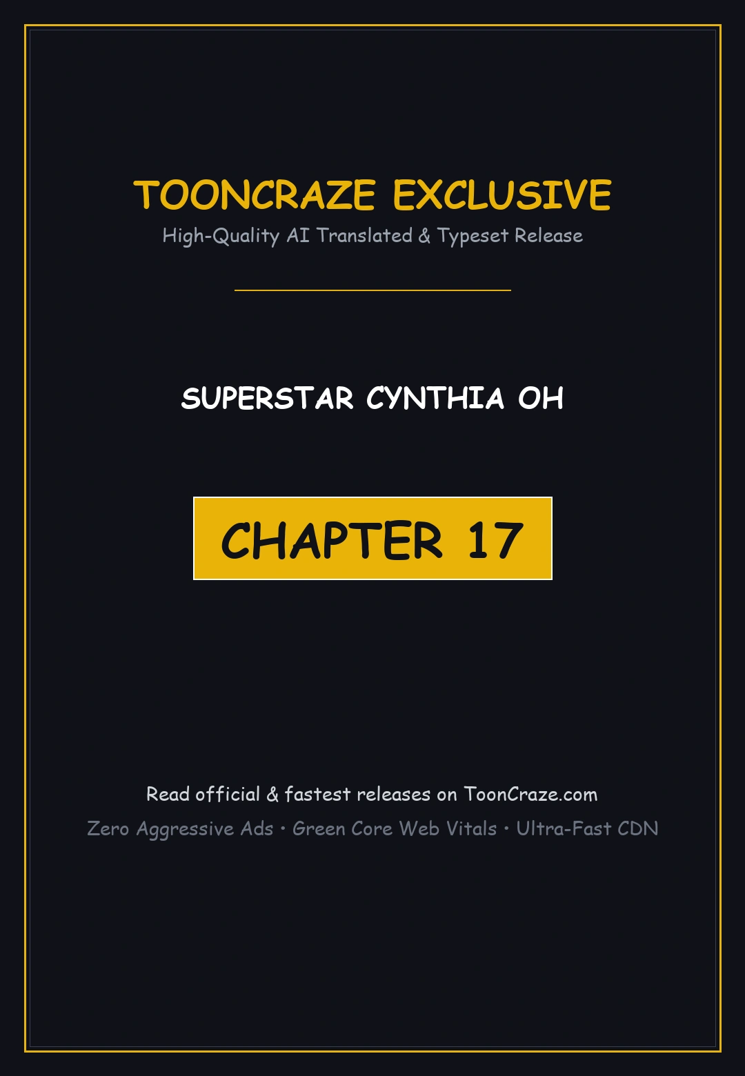 Superstar Cynthia Oh Chapter 17 - Page 1