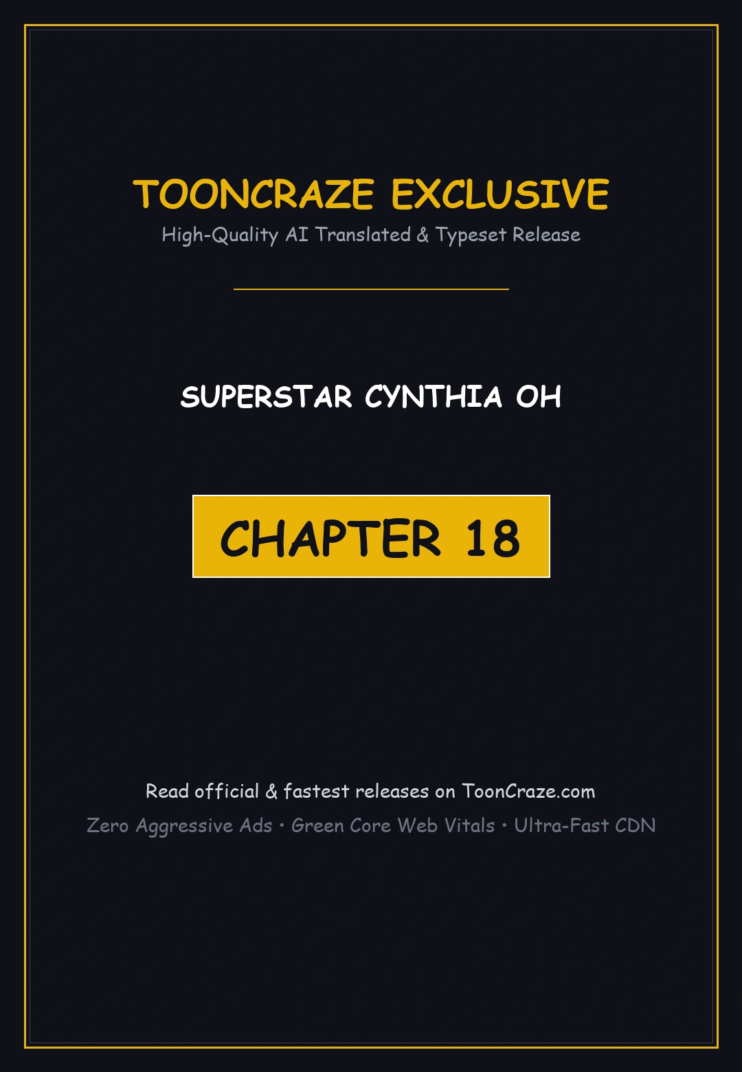 Superstar Cynthia Oh Chapter 18 - Page 1