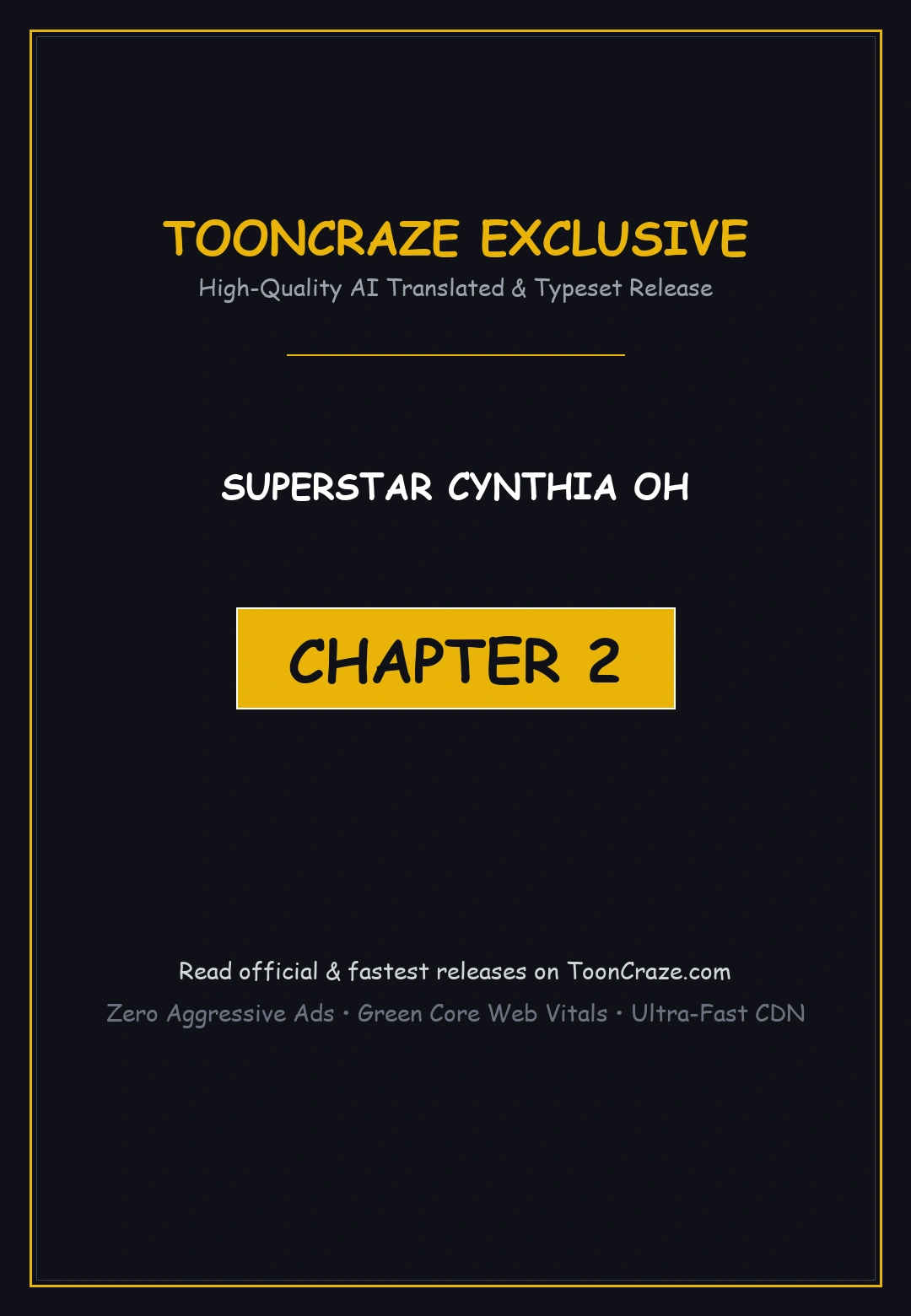 Superstar Cynthia Oh Chapter 2 - Page 1