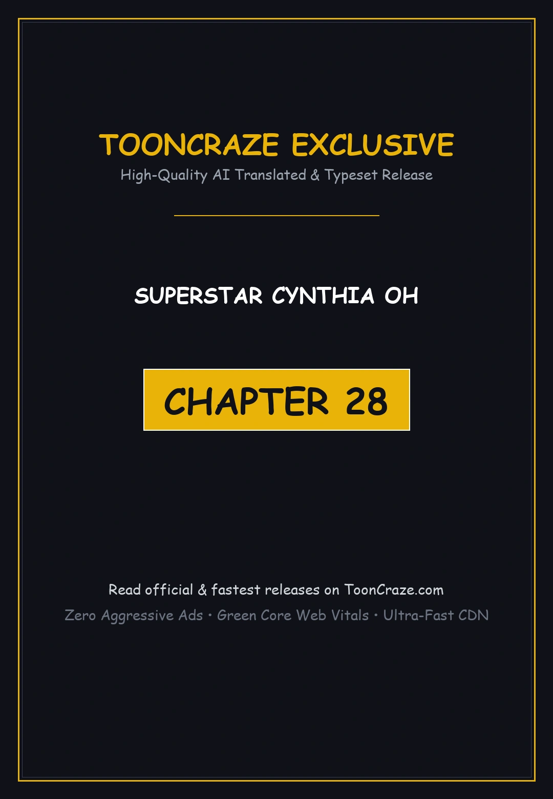Superstar Cynthia Oh Chapter 28 - Page 1