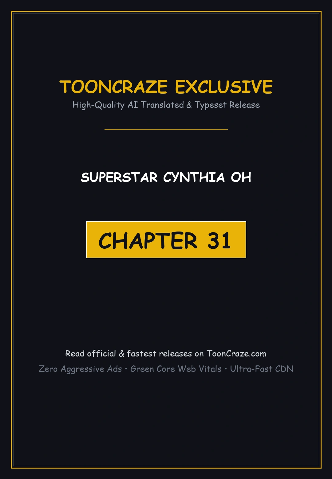 Superstar Cynthia Oh Chapter 31 - Page 1
