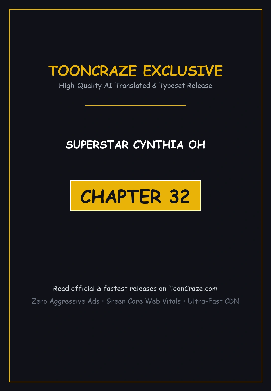 Superstar Cynthia Oh Chapter 32 - Page 1