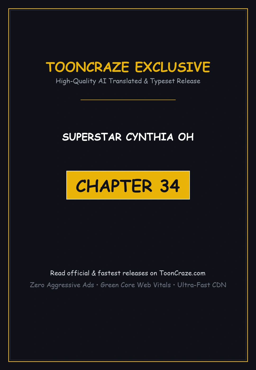 Superstar Cynthia Oh Chapter 34 - Page 1