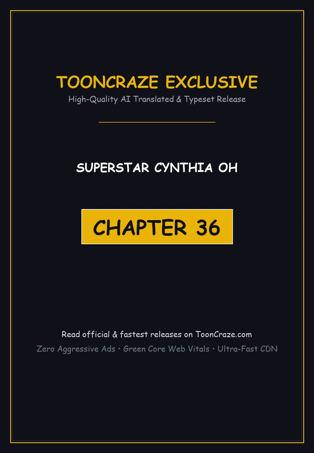 Superstar Cynthia Oh Chapter 36 - Page 1