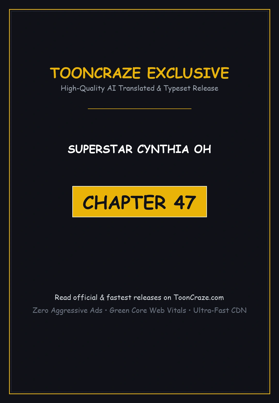 Superstar Cynthia Oh Chapter 47 - Page 1