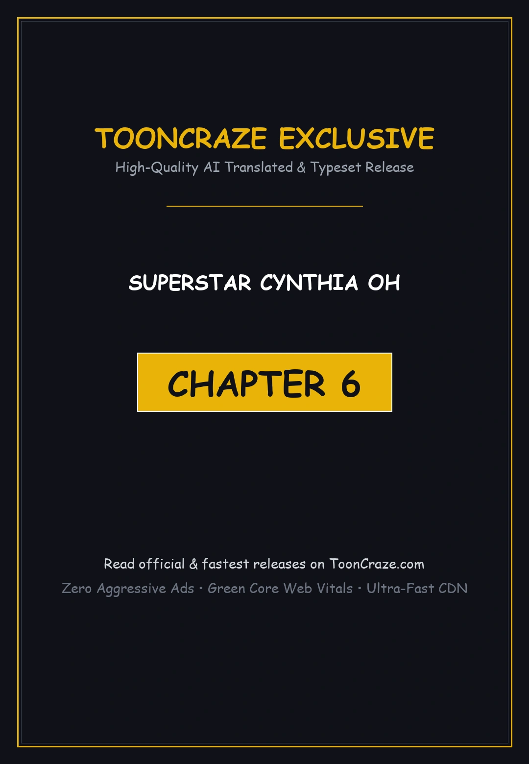 Superstar Cynthia Oh Chapter 6 - Page 1