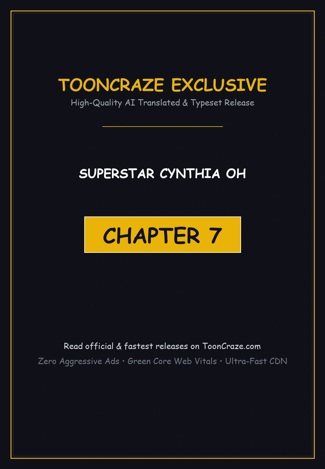 Superstar Cynthia Oh Chapter 7 - Page 1