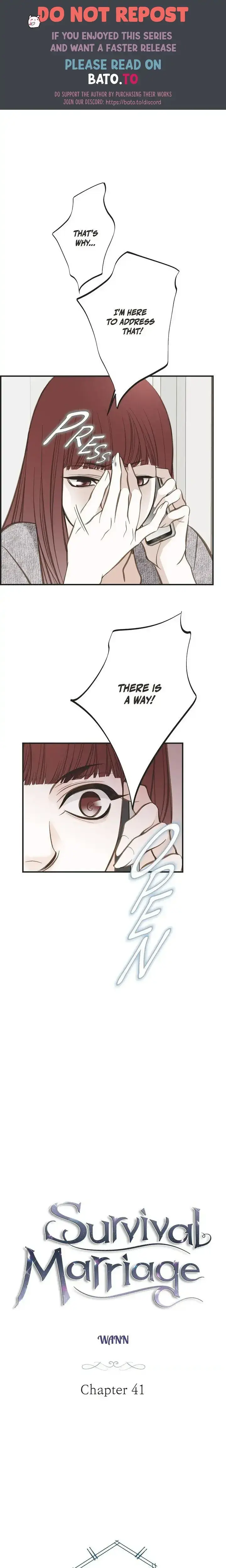 Survival Marriage Chapter 41 - Page 1