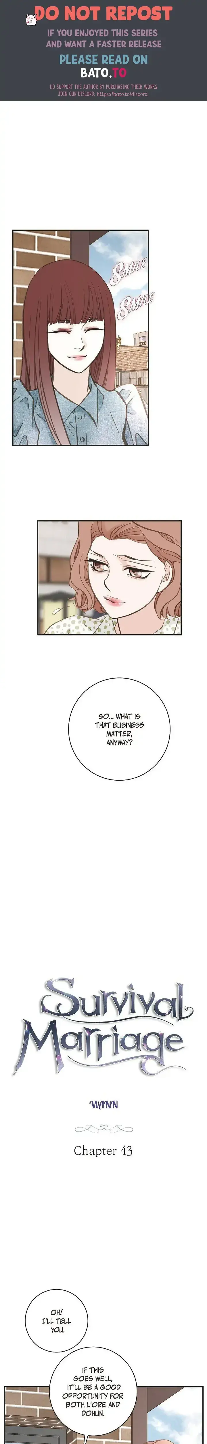 Survival Marriage Chapter 43 - Page 1