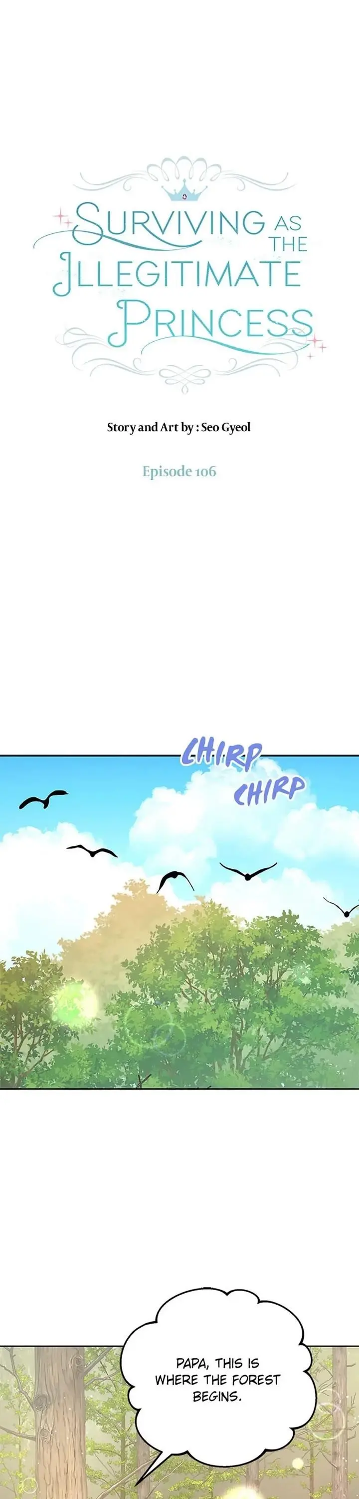 Surviving As An Illegitimate Princess Chapter 106 - Page 1