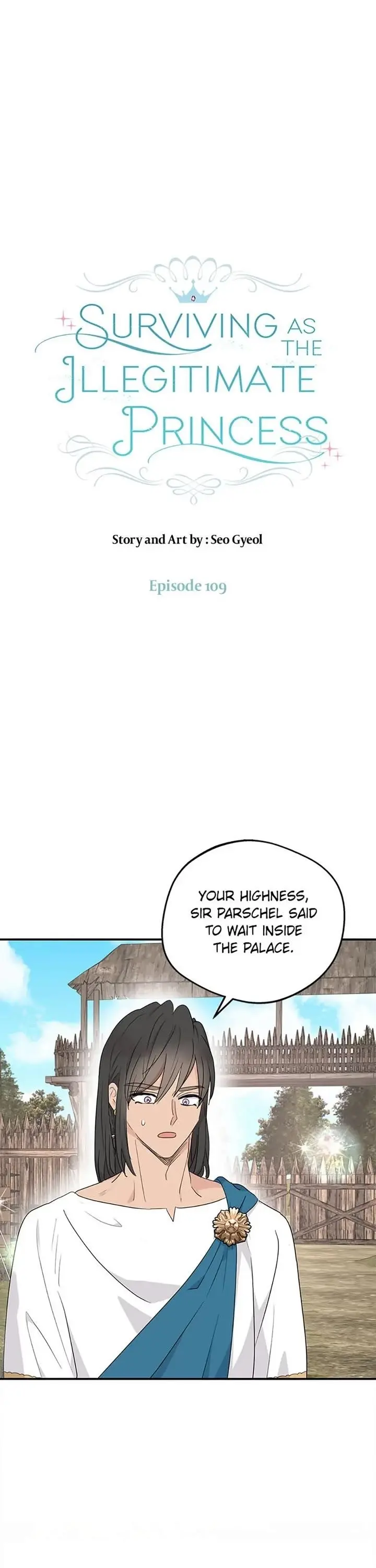 Surviving As An Illegitimate Princess Chapter 109 - Page 1
