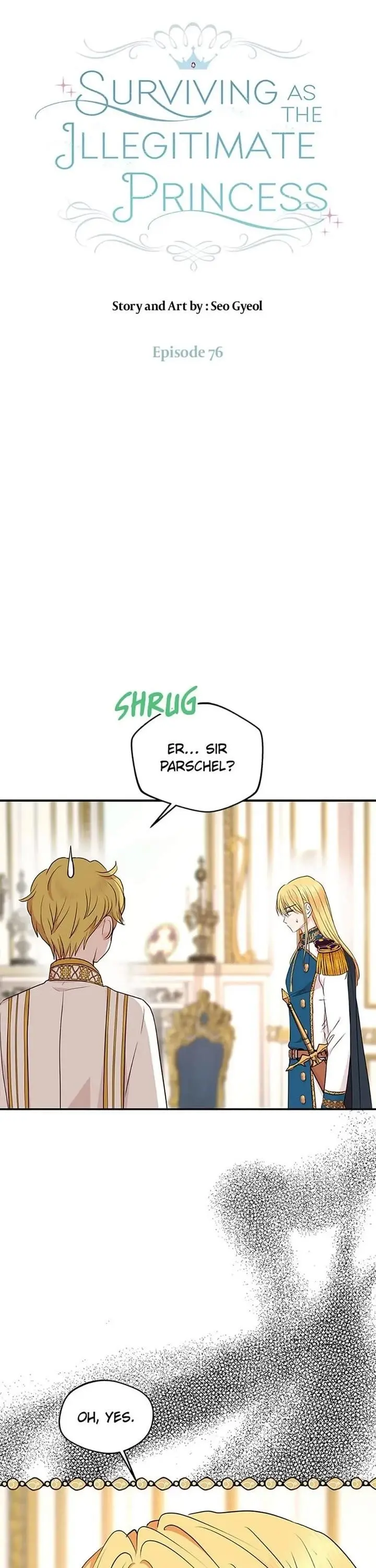Surviving As An Illegitimate Princess Chapter 76 - Page 3