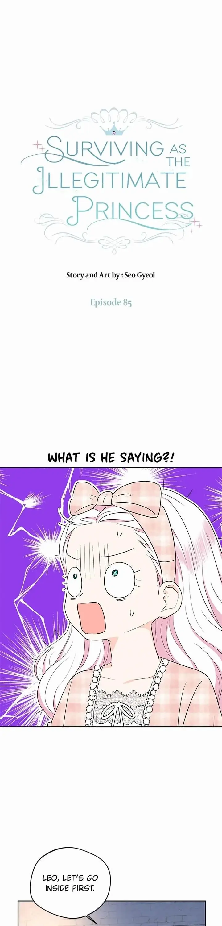 Surviving As An Illegitimate Princess Chapter 85 - Page 1