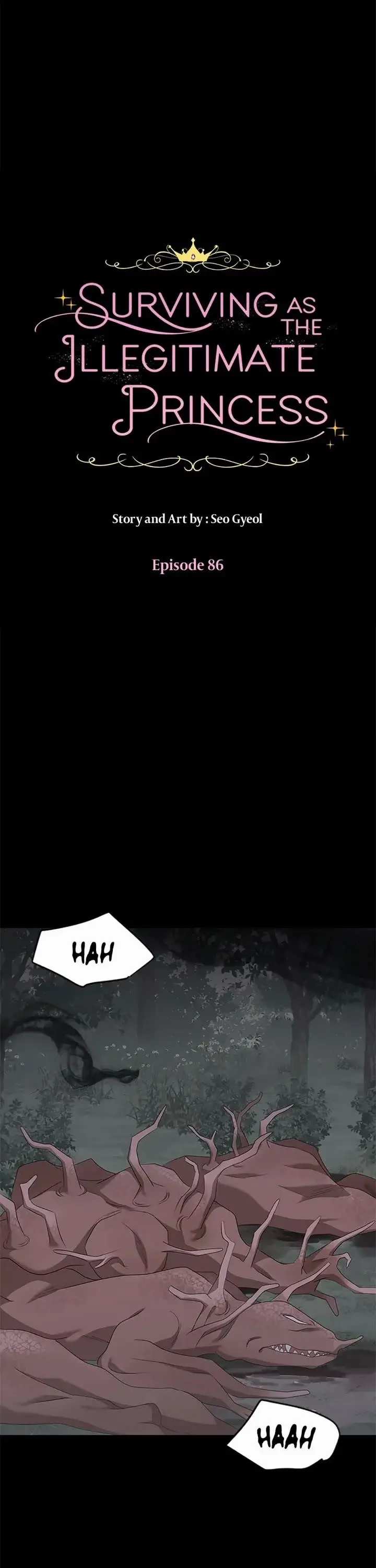 Surviving As An Illegitimate Princess Chapter 86 - Page 1
