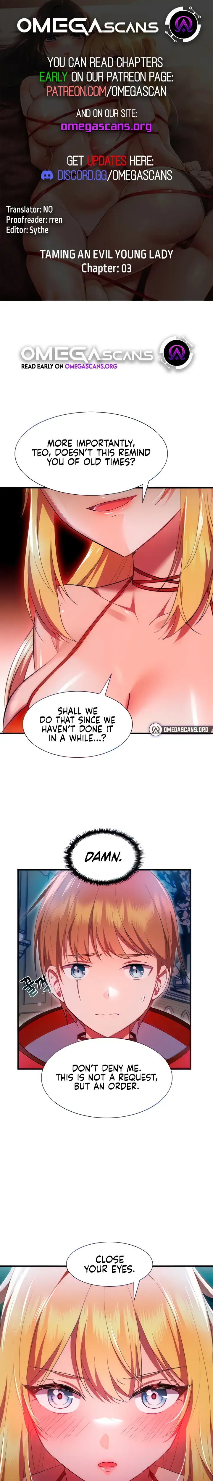 Taming An Evil Young Lady Chapter 3 - Page 1